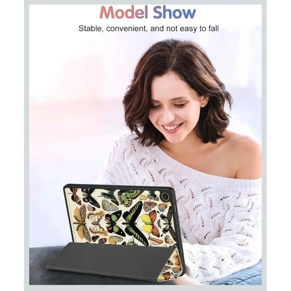 Papillon Butterfly Case for Samsung Galaxy Tab A9+  2023 2024 SM-X210